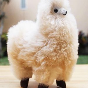 New llama teddy natural 100% baby alpaca handmade