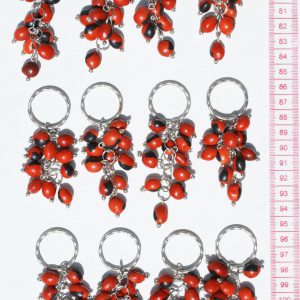 keychains with red seeds