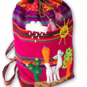 Peruvian backpack handmade